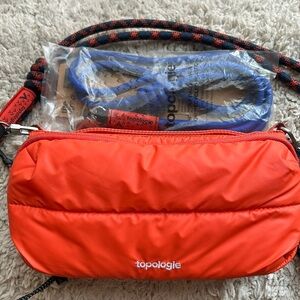 Topologie Bottle Sacoche Puffer Bag with Two Adjustable Rope Straps